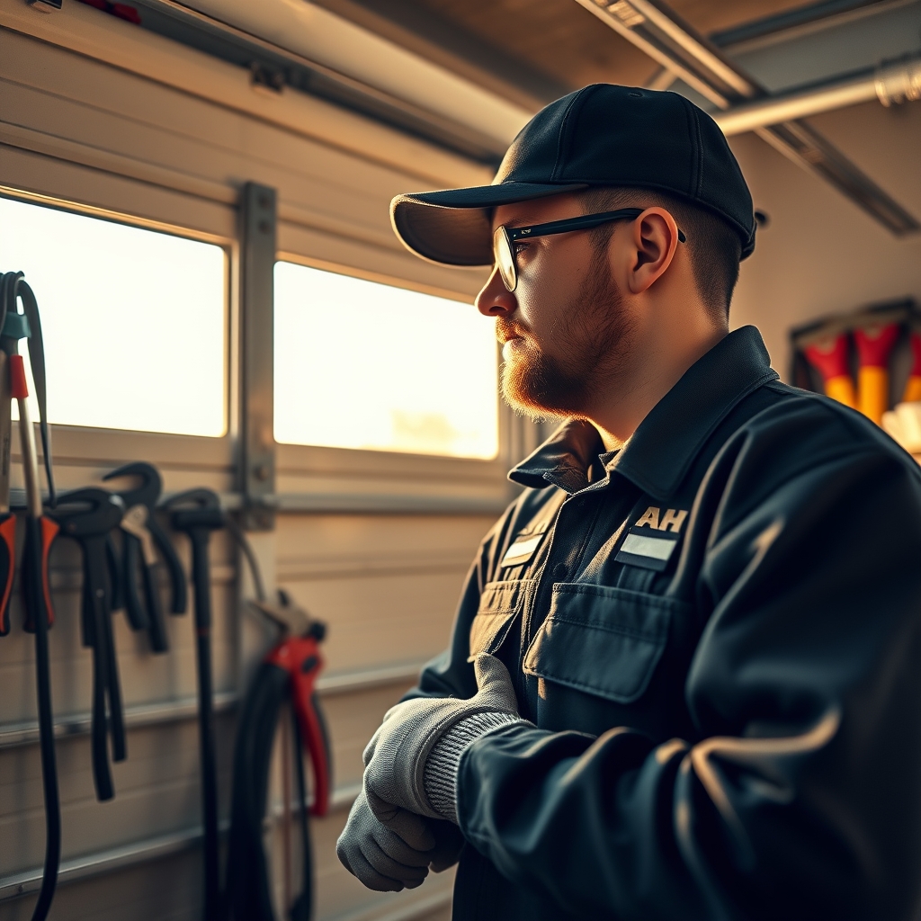 Homeward Garage Door's Repairs Corp — professional Garage Door Repair in Canton, branded work van and team — Garage Door Repair near me